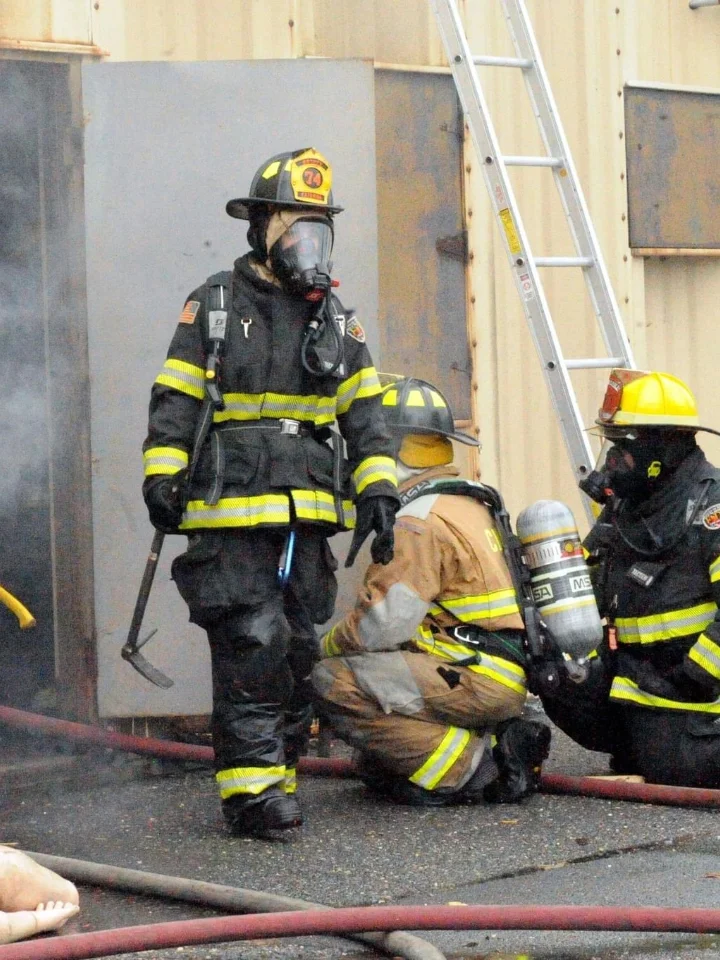 Goshen Fire Company involved in an active fire