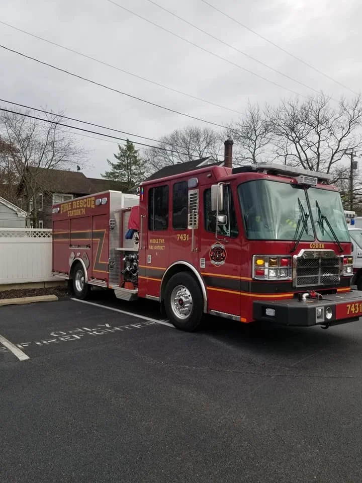 Goshen Fire Company participating in a community parade